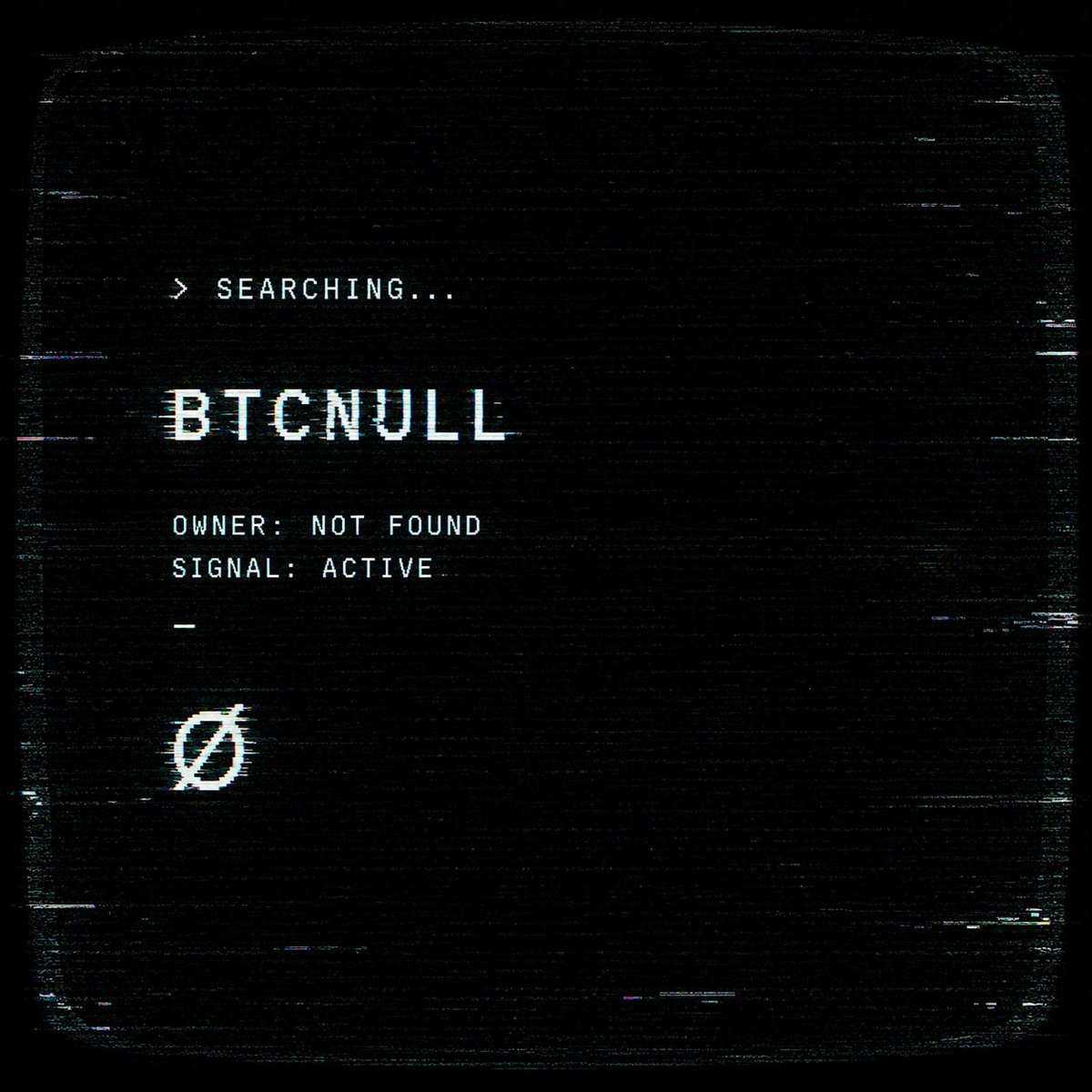 bitcoin_null's tweet photo. SEARCHING...
BTCNULL
OWNER: NOT FOUND
SIGNAL: ACTIVE
Ø https://t.co/YXWXFouKZs