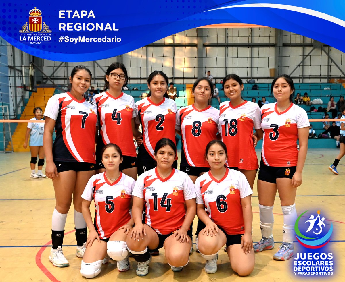 MercedHuacho's tweet photo. ¡SUBCAMPEONAS REGIONALES - JEDPA 2026! 📷
Nuestra selección de vóley culminó su participación en los Juegos Escolares Deportivos y Paradeportivos (JEDPA) 2026, alcanzando el subcampeonato regional.
Felicitamos a nuestras estudiantes y a su equipo técnico por su entrega. https://t.co/4vzWBkrenL