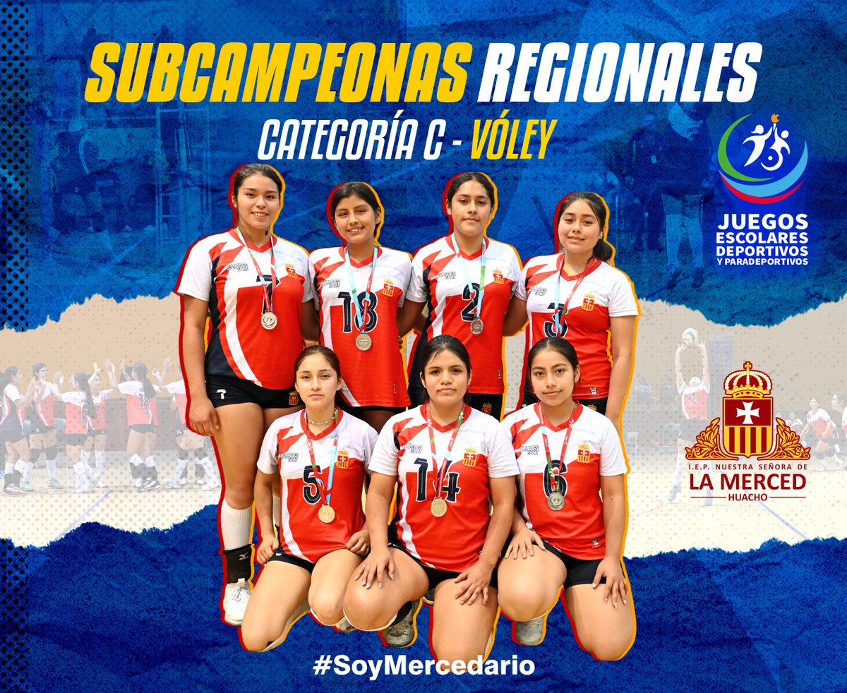 MercedHuacho's tweet photo. ¡SUBCAMPEONAS REGIONALES - JEDPA 2026! 📷
Nuestra selección de vóley culminó su participación en los Juegos Escolares Deportivos y Paradeportivos (JEDPA) 2026, alcanzando el subcampeonato regional.
Felicitamos a nuestras estudiantes y a su equipo técnico por su entrega. https://t.co/4vzWBkrenL