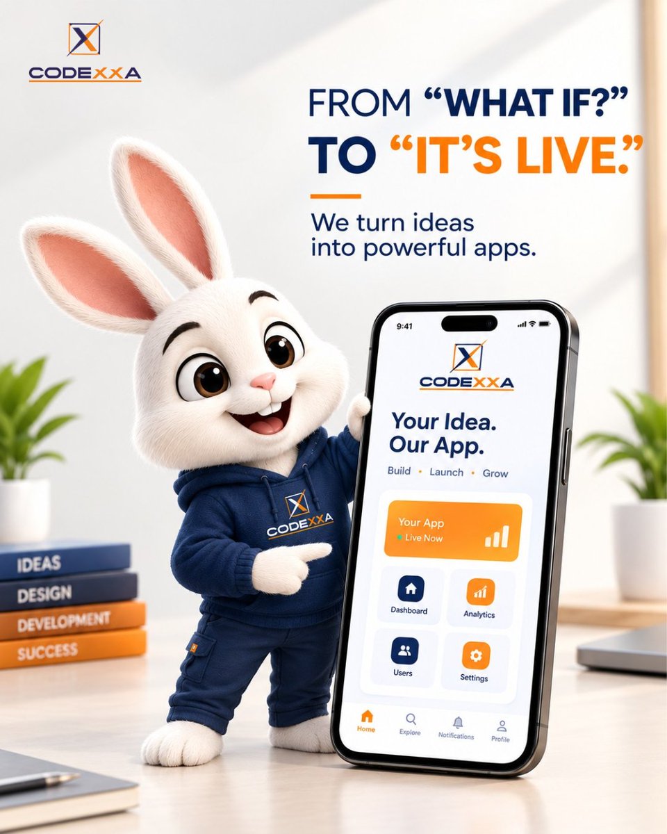 CodexxaIndia's tweet photo. Every great app starts with a “What if?”
We turn that thought into something real, useful, and ready to scale. 🚀

CODEXXA — From idea to impact.

#CODExXA #AppDevelopment #MobileAppDevelopment #TechInnovation #DigitalSolutions https://t.co/2bgX3yxaPi