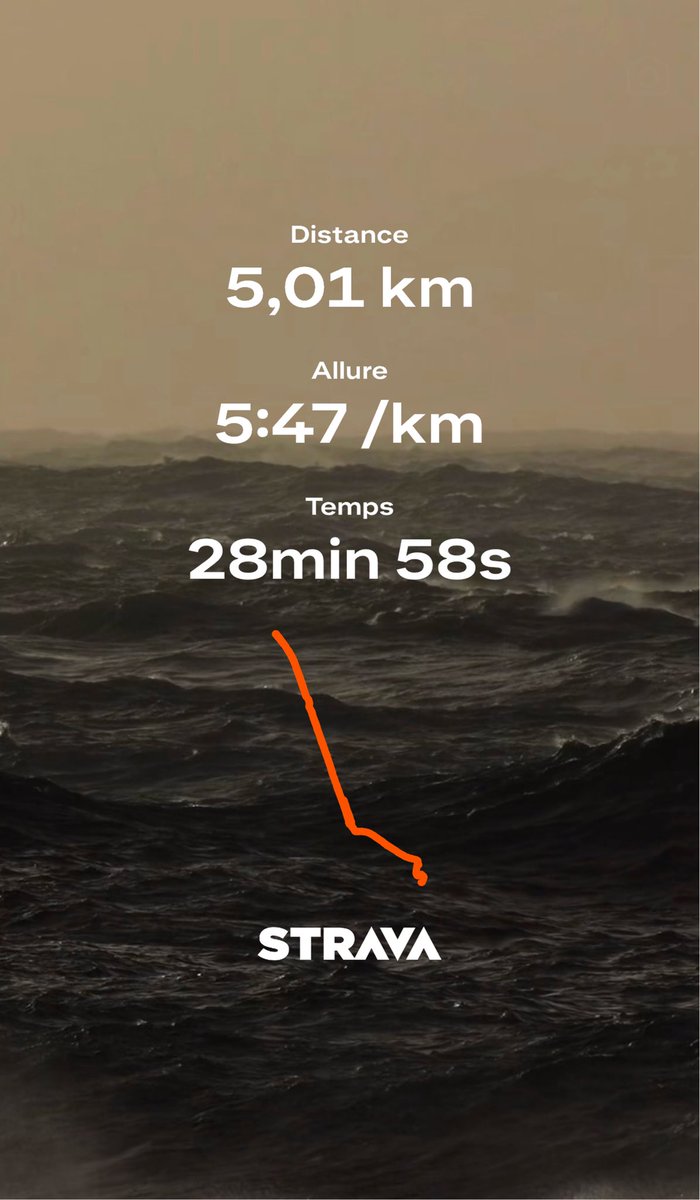 samdesalve's tweet photo. Pour un gars qui déteste la course et qu’il y’a 6 mois était incapable de faire 1km sans s’arrêter 6 fois à 12’/km on est pas mal https://t.co/VIvep5ovoa