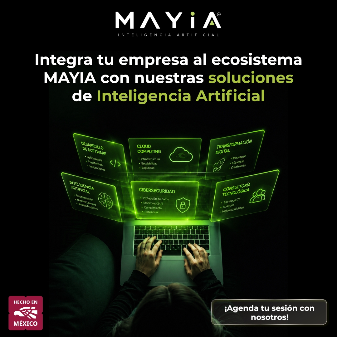 MAYIA_IA's tweet photo. Conecta tu empresa con el futuro de la inteligencia artificial.

Con MAYIA, integra soluciones inteligentes que se adaptan a tus procesos, potencian a tus equipos y convierten la tecnología en nuevas oportunidades de crecimiento.

📲 Agenda una sesión: whatsapp: +52 55 5331 5526 https://t.co/qgFYN88rc3