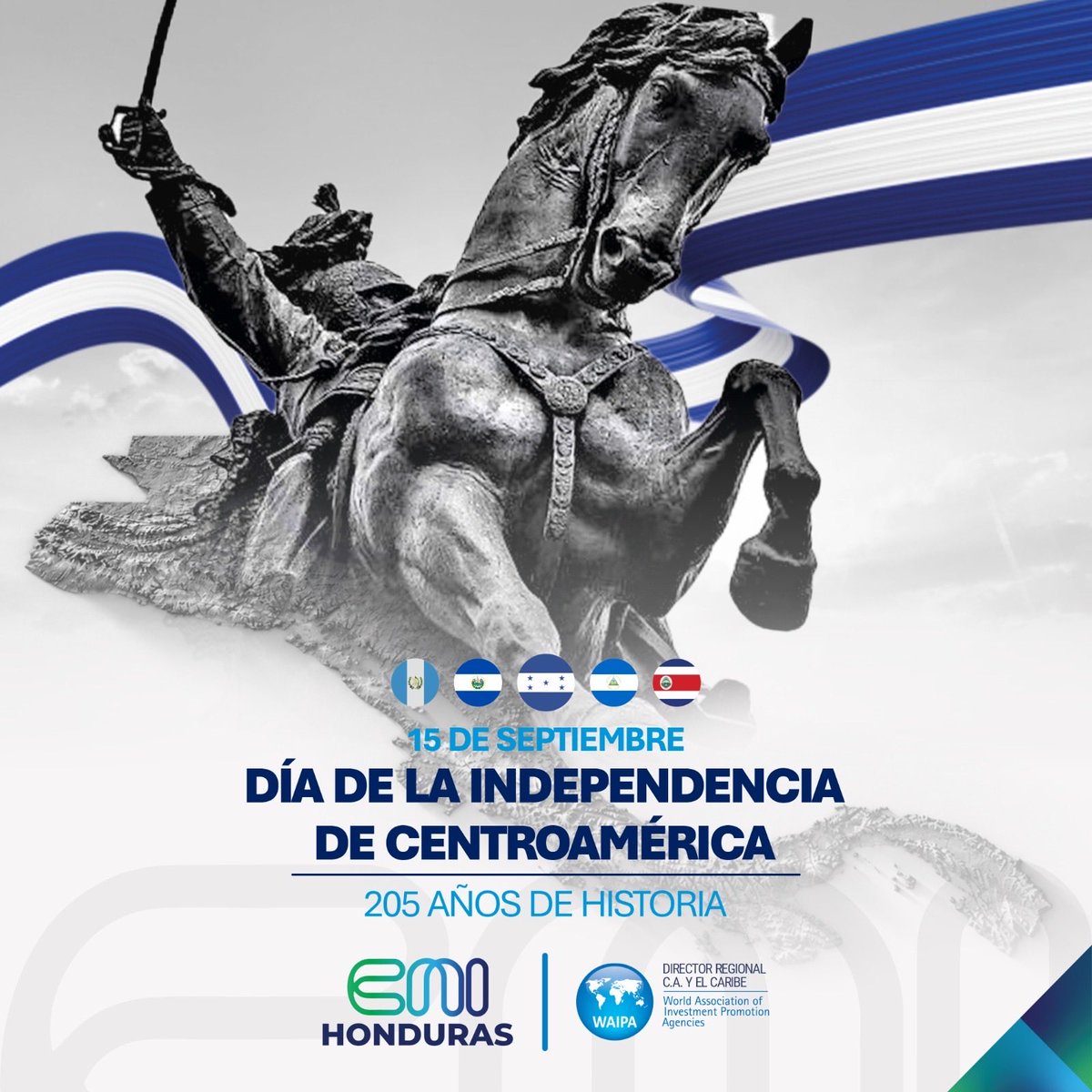 CNI_HN's tweet photo. Hoy celebramos 205 años de independencia, honrando la historia, la identidad y el orgullo que nos une como centroamericanos.

Desde Honduras Vibrante exaltamos nuestras raíces, cultura y tradiciones, recordando que construir una región con más oportunidades también nace del amor por nuestra tierra.

“Declaro que mi amor a Centroamérica muere conmigo.” — Francisco Morazán

¡Feliz Día de la Independencia de Centroamérica! 💙🤍