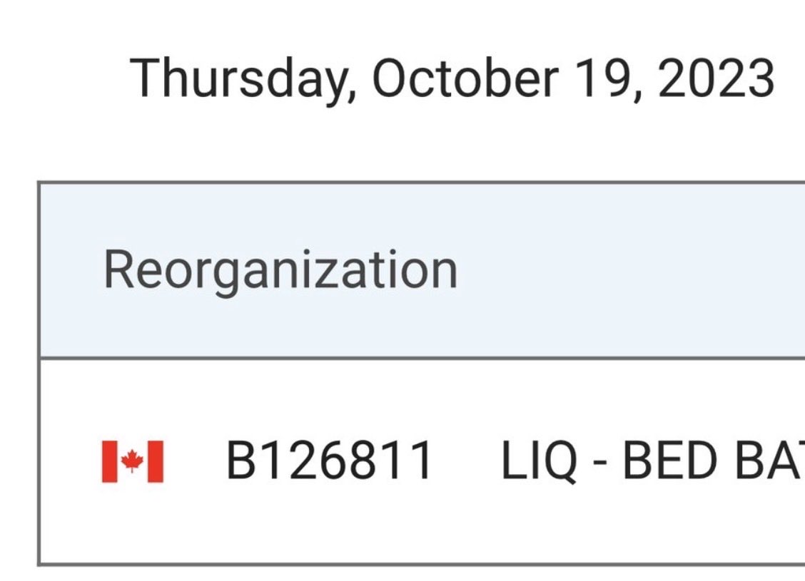 seymourbutts741's tweet photo. Bbbyq
What’s Jake @jake2b like to say? It will be so apparent when you look back ⏰ 

Plan effective date 09/30/2023
20230930-DK-Butterfly-1, Inc.

09/29/2023 Form 15 SEC
10/2/2023 Reorg Monday ™️ 
10/2/2023 OCC Memo
10/3-10/4 AST gone
10/18 Fidelity
10/19 ohhh 🇨🇦 
10/20 OCC 👋 https://t.co/g5oQHlbVLJ
