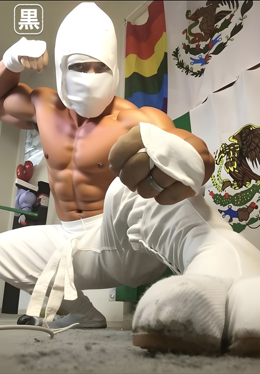 MexiNinjaBoi's tweet photo. (SET 9)
-
The White Ninja (ME) showing his muscle and his butt in a weird fighting stance .... with ..... six fingers on his right hand and an upside down left hand. lolπ
π
π
ππ π₯·π½ππ
-
#whiteninja #martialarts #martialart #tabi #tabiboot #ninjashoes #martialartlifestyle #flexibility #manpanites #manthong #mexicano #gayman #muscle #muscles #musclesflex #manbutt #mexicano
