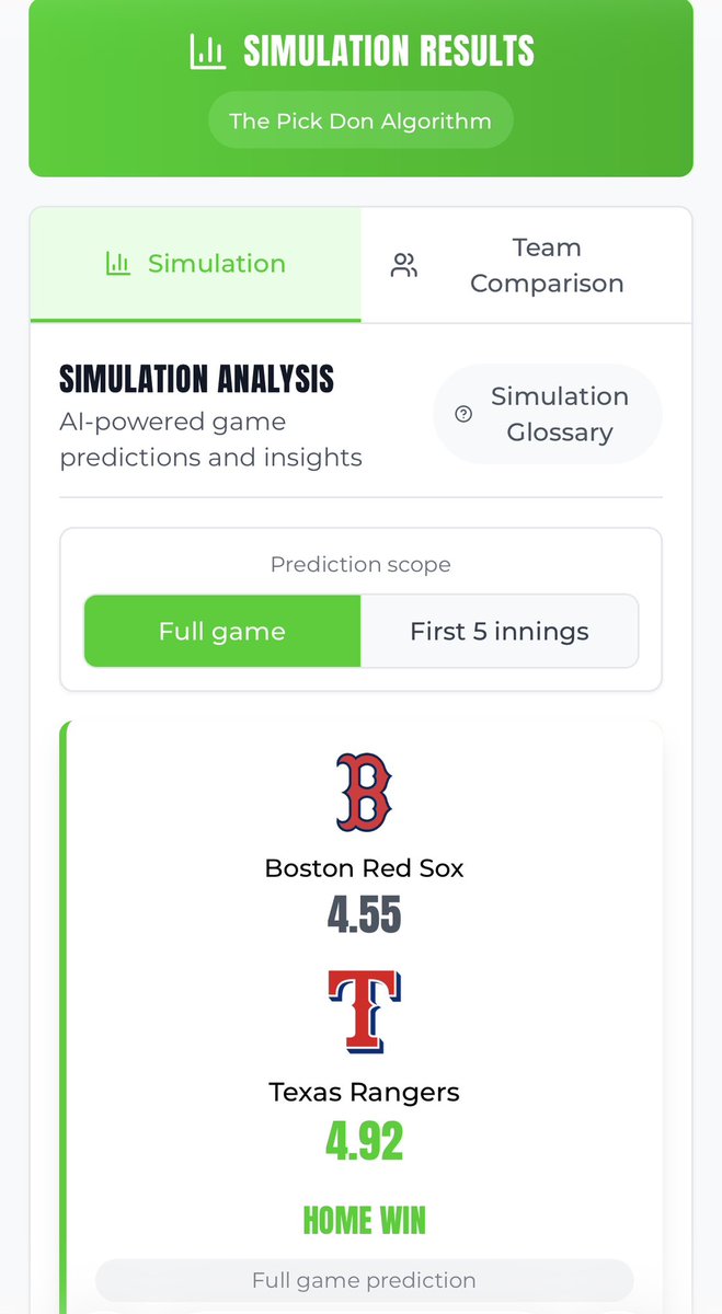 thepickdonapp's tweet photo. The Rangers as home favorites with a O/U between 7.5 and 8.5:

216-125 +36.35 units (63.34%) 👀

The Rangers are home favorites against the Red Sox tonight https://t.co/M4X5W3ZydC