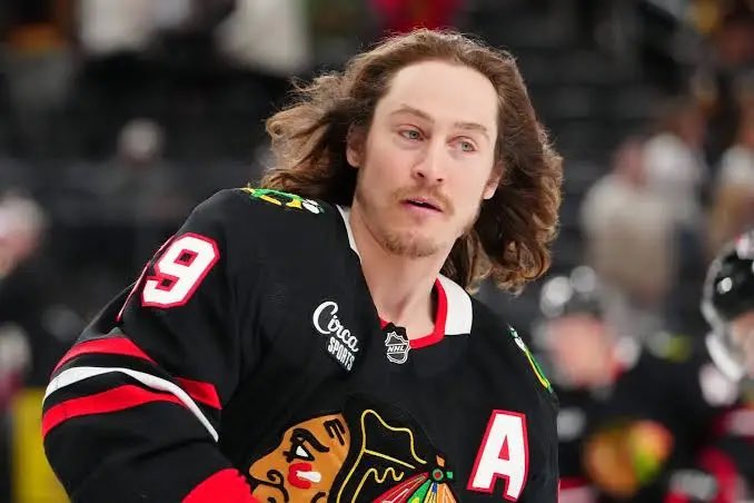 CHGO_Blackhawks's tweet photo. Jeff Blashill confirms Tyler Bertuzzi and Patrick Kane will be alternate captains alongside Connor Bedard as Captain https://t.co/hGEX3oAoC3