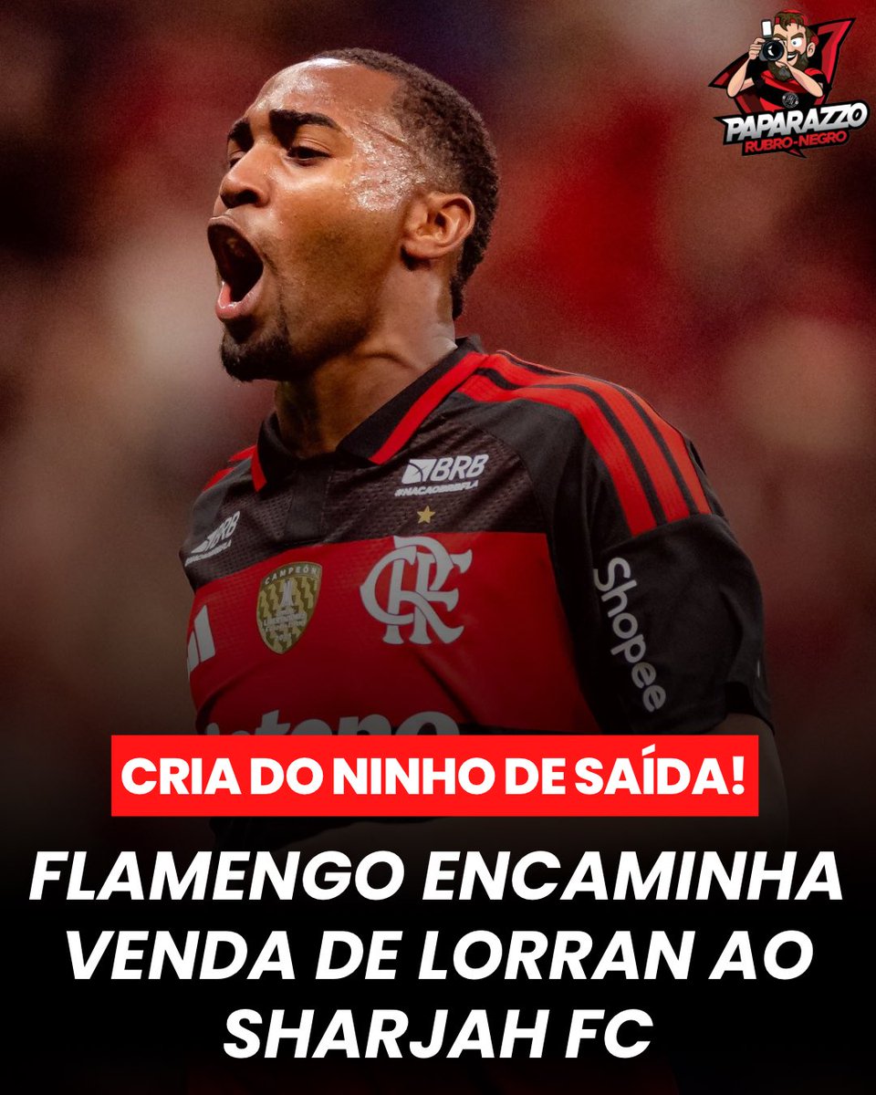 PapaRubroNegro's tweet photo. O Flamengo encaminhou a venda de Lorran ao Sharjah FC, dos Emirados Árabes Unidos. 

Após o clube árabe inicialmente buscar um empréstimo com opção de compra, o Rubro-Negro priorizou a negociação em definitivo e chegou a um acordo pela transferência. 

Os últimos detalhes estão sendo ajustados antes da concretização do negócio.

🗞️ Flabase | Flazoeiro
📸 Divulgação | @flamengo