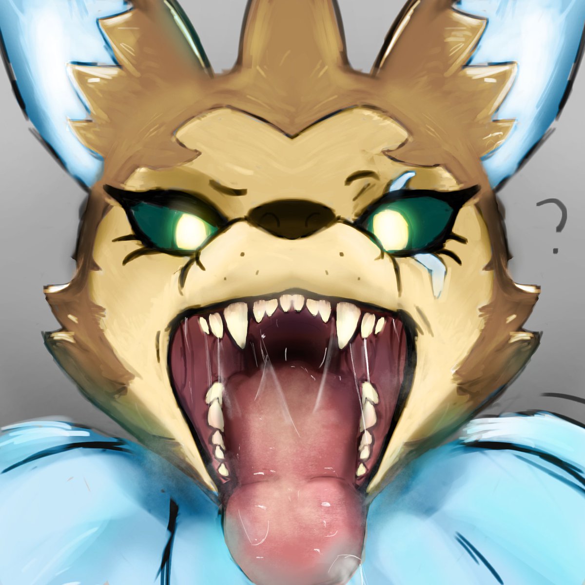 Strigianfang's tweet photo. Jules is a little confused as to why you asked her to open her mouth, but she has the spirit, even if a little bit...  

#vore #furry https://t.co/CEusdsKR6h