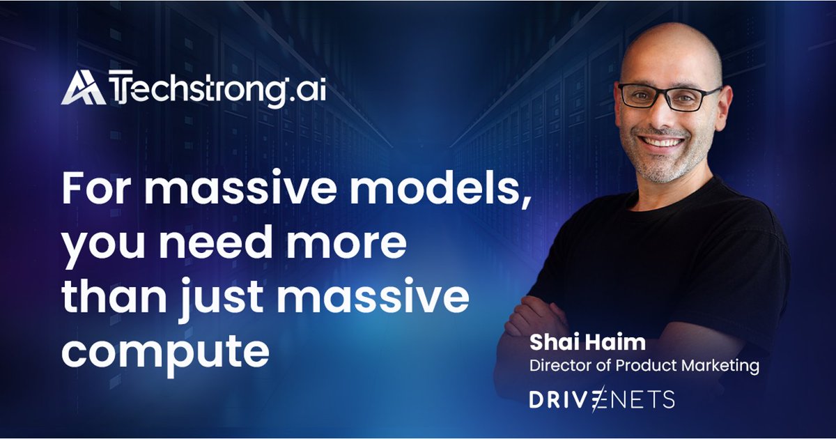 drivenets's tweet photo. More GPUs don’t guarantee more performance for AI

As models scale and architectures evolve - it's more and more the network's role to determine how much compute is actually usable.

In this https://t.co/2bimaLxpVD article, DriveNets’ Shai Haim explains why compute, networking, software, and model architecture must be designed as one system.

Read the full article:
https://t.co/WIOwRjPw9v