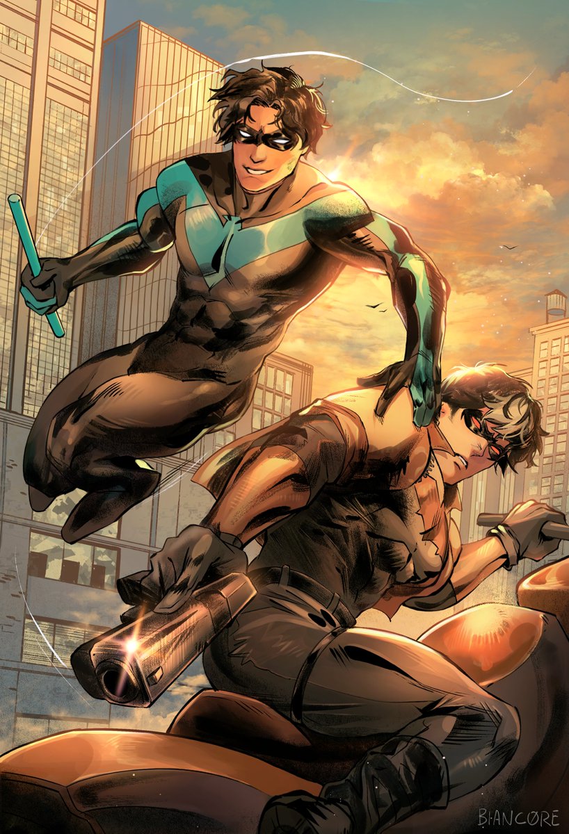 bianc0re's tweet photo. Dynamic Duo

#Nightwing #Redhood #JasonTodd https://t.co/euMriD845n