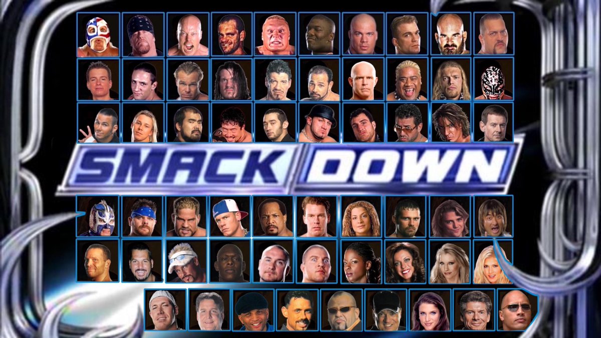 RuthlessAggresr's tweet photo. Smackdown program from 2003🥶 This was so PEAK. Every match felt PPV worthy https://t.co/lRxRlr18tw