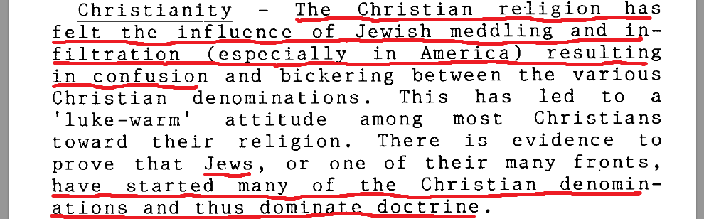catholic_cg's tweet photo. Israeli defector Jack Bernstein in his 1984 book 'The Life of An American Jew in Racist Marxist Israel', recognizes crypto-Jewish infiltration of Christianity &amp; the subversion of doctrine to shift people towards a pro-Jewish/Israel view.

pg 16

https://t.co/y9SX1WSXqR https://t.co/LDmb2aLw9J