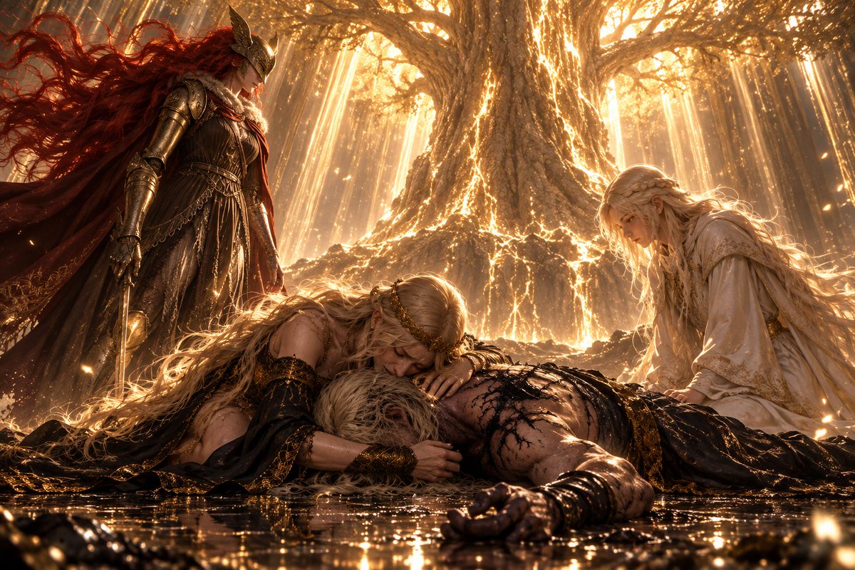 Maxxx972's tweet photo. #EldenRing #QueenMarika #MarikaTheEternal #EldenRingFanArt #EldenRingArt #EldenRingLore #TheLandsBetween #GoldenOrder #Erdtree
#Tarnished #FromSoftware #Soulsborne #DarkFantasy #FantasyArt #GamingArt

''Le Point de Rupture'' https://t.co/3quonxuFXk