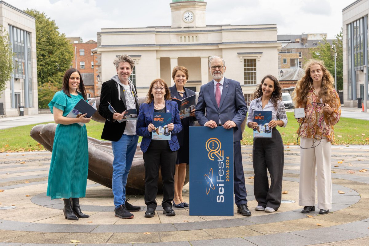 Intel_IRL's tweet photo. We got the chance to celebrate 20 years of @SciFest4STEM, Ireland’s largest second-level STEM fair programme!🎉

The anniversary was marked with the launch of a new Impact Report which revealed that over 145,000 students in 600 schools have taken part since Scifest began in 2006.

We are very proud to have been there since the beginning and wish the Scifest team all the very best on this wonderful milestone.