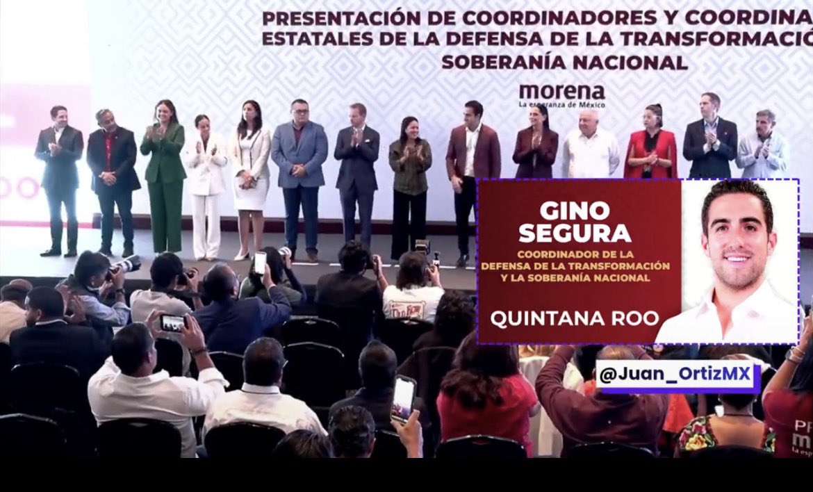 malusita76's tweet photo. El Niño Verde y Adán Augusto ganaron al imponer a Gino Segura como candidato a gobernador por #QuintanaRoo.

Seguirán las construcciones sin medida, cambios de uso de suelo, los contratos de medicinas a los empresarios de Adán y la presidente ni las manos metió. 
@Claudiashein estás sola…
#NarcoGobierno
