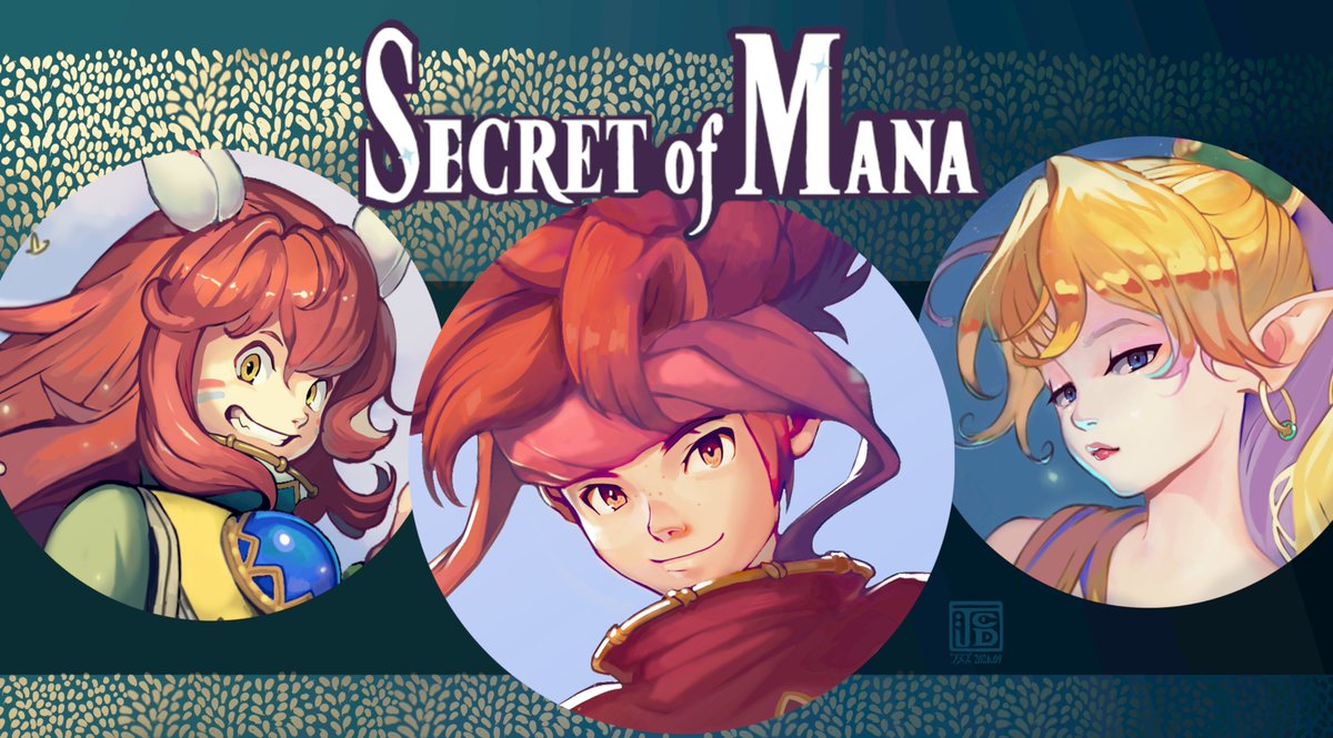 Fumezu1's tweet photo. Three heroes #SecretOfMana #聖剣伝説 https://t.co/XNKvrCKZ9t