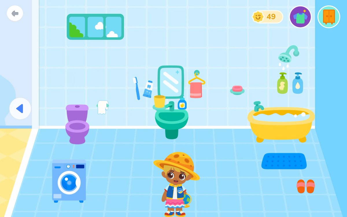 GiggleAcademy's tweet photo. 🛁 Have you unlocked your new space yet?

We’ve got some Giggle tycoons showing up in the community! 👀💰
Looks like all that learning and daily check-ins are really paying off✨some kids have been stacking up a LOT of Giggle Points!

Now they can put those hard-earned points toward unlocking and decorating their new Bathroom space. 🫧🏡

Already unlocked yours? Show us your bathroom!

Share a screenshot in the community and let’s see who has the most creative setup 👀✨

Keep learning, keep earning, and keep building your Giggle Home! 🚀