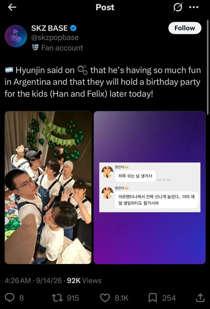 gucclforjoon's tweet photo. Hyunjin doesnt care if a 16 yr old girl died in their concert he even said he wanna throw a bday party in Argentina cz he’s happy? https://t.co/Rv7cbiwXNF