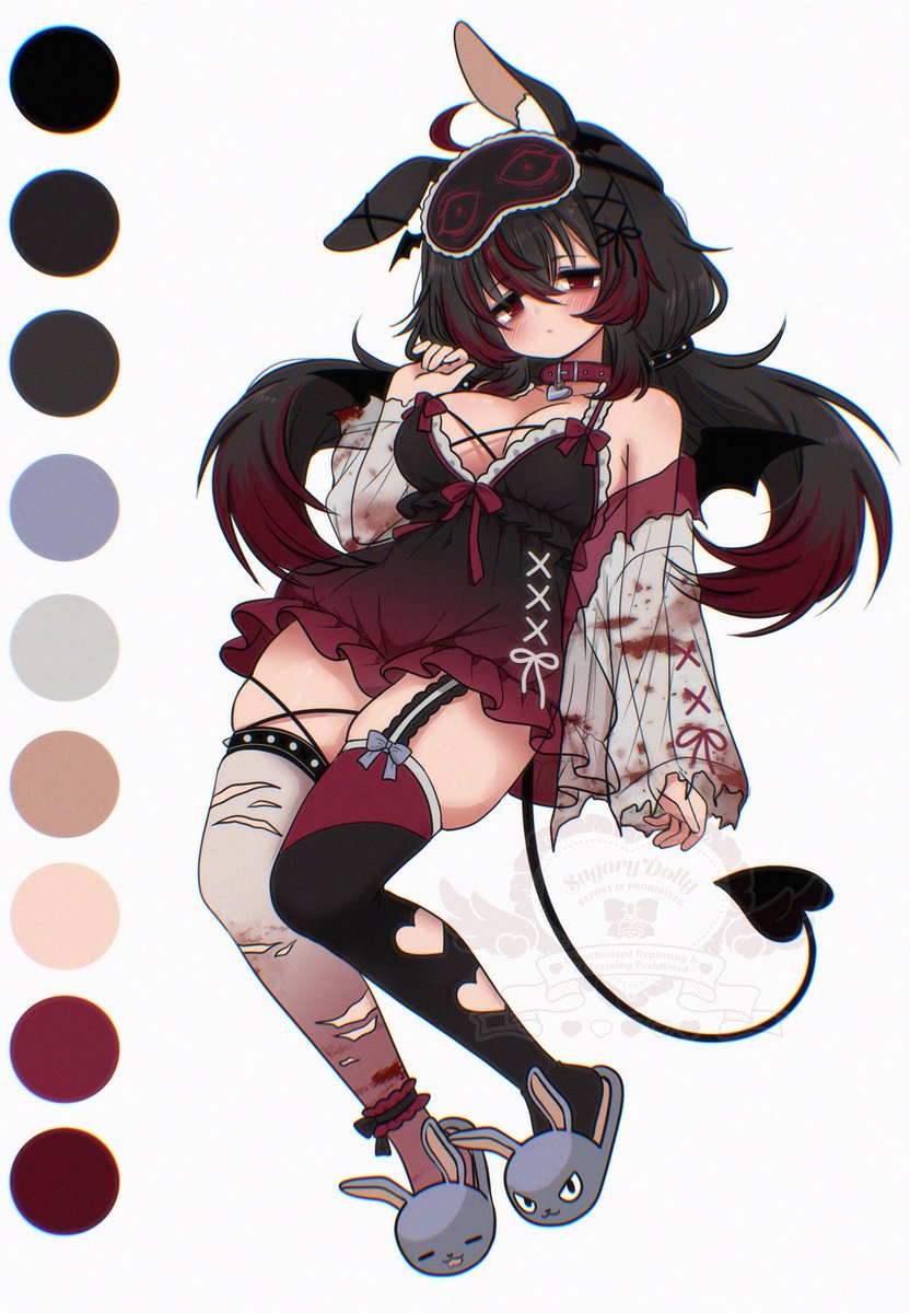 Sugary_Dolly's tweet photo. design for MinaBunVT 🖤 https://t.co/Z6uBqk3959