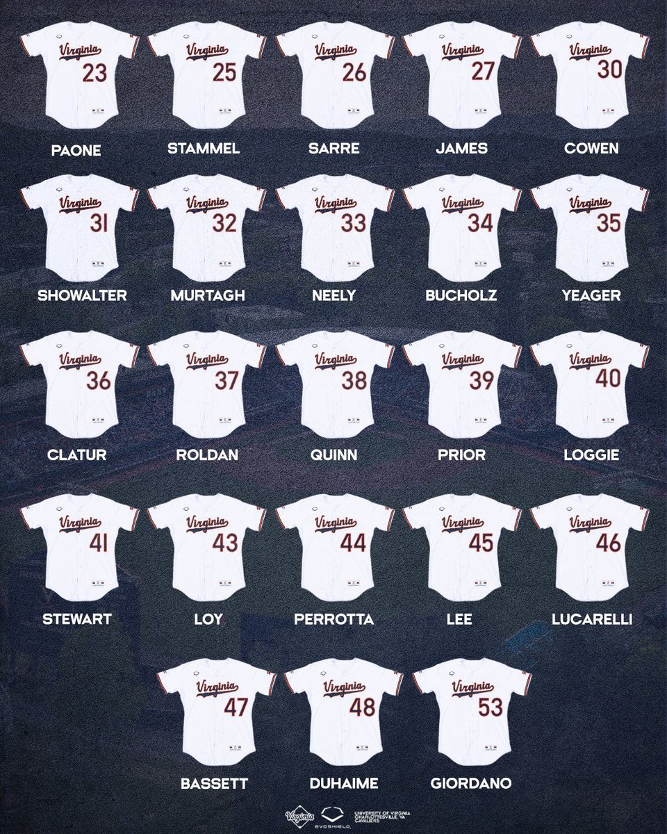 UVABaseball's tweet photo. Got our guys ⚔️

👤 | https://t.co/tdBU5wHxBI

#GoHoos https://t.co/i1Vf3heI1u