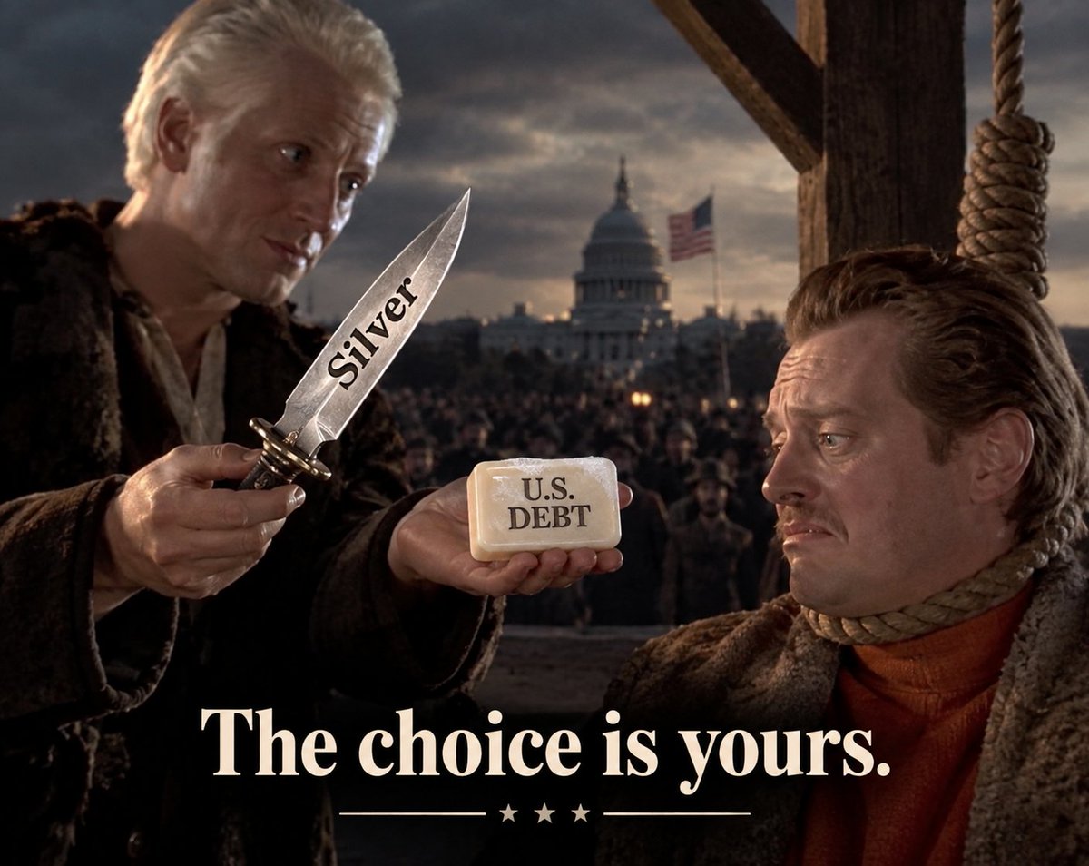 honzacern1's tweet photo. Choose wisely. One cuts debt. The other keeps you hanging. ππͺ
#SilverFun https://t.co/g4NjBfqhxX
