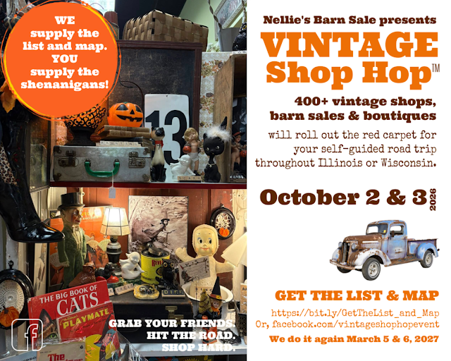 HamptonInnBLT's tweet photo. The Fall Vintage Shop Hop is Oct 2–3! 🚗🛍️ Map out 400+ vintage stops across WI &amp; IL, then recharge with a cozy stay &amp; hot breakfast with us! https://t.co/3Jb94WbfY1