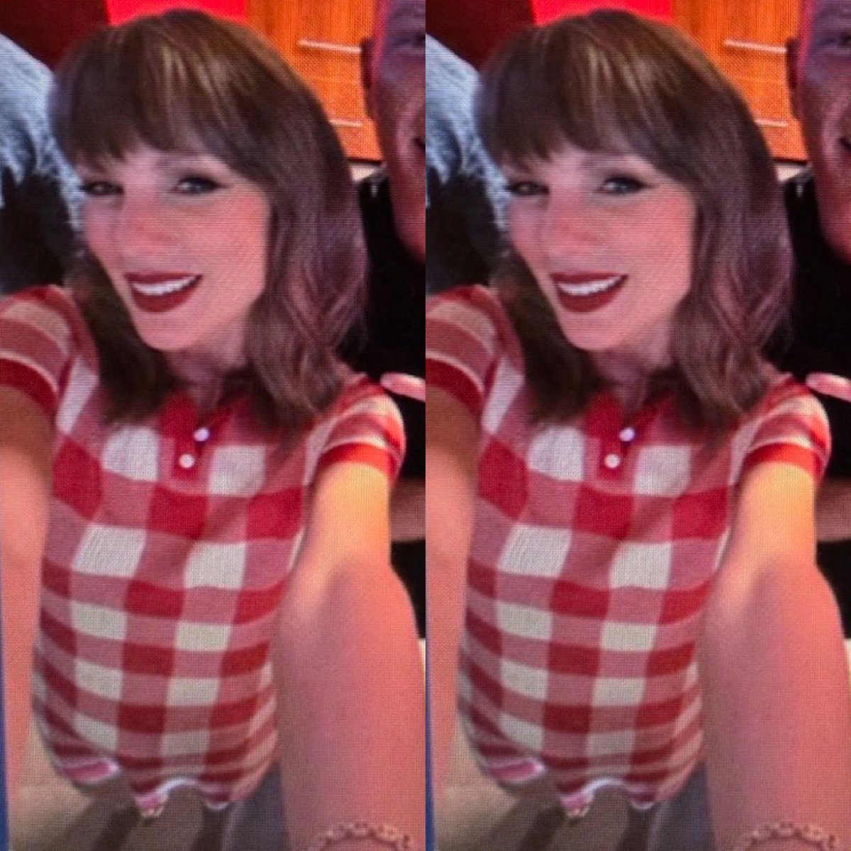 cryeyesviolet_'s tweet photo. Taylor after chiefs game yesterday. https://t.co/QXIqAGmE8l