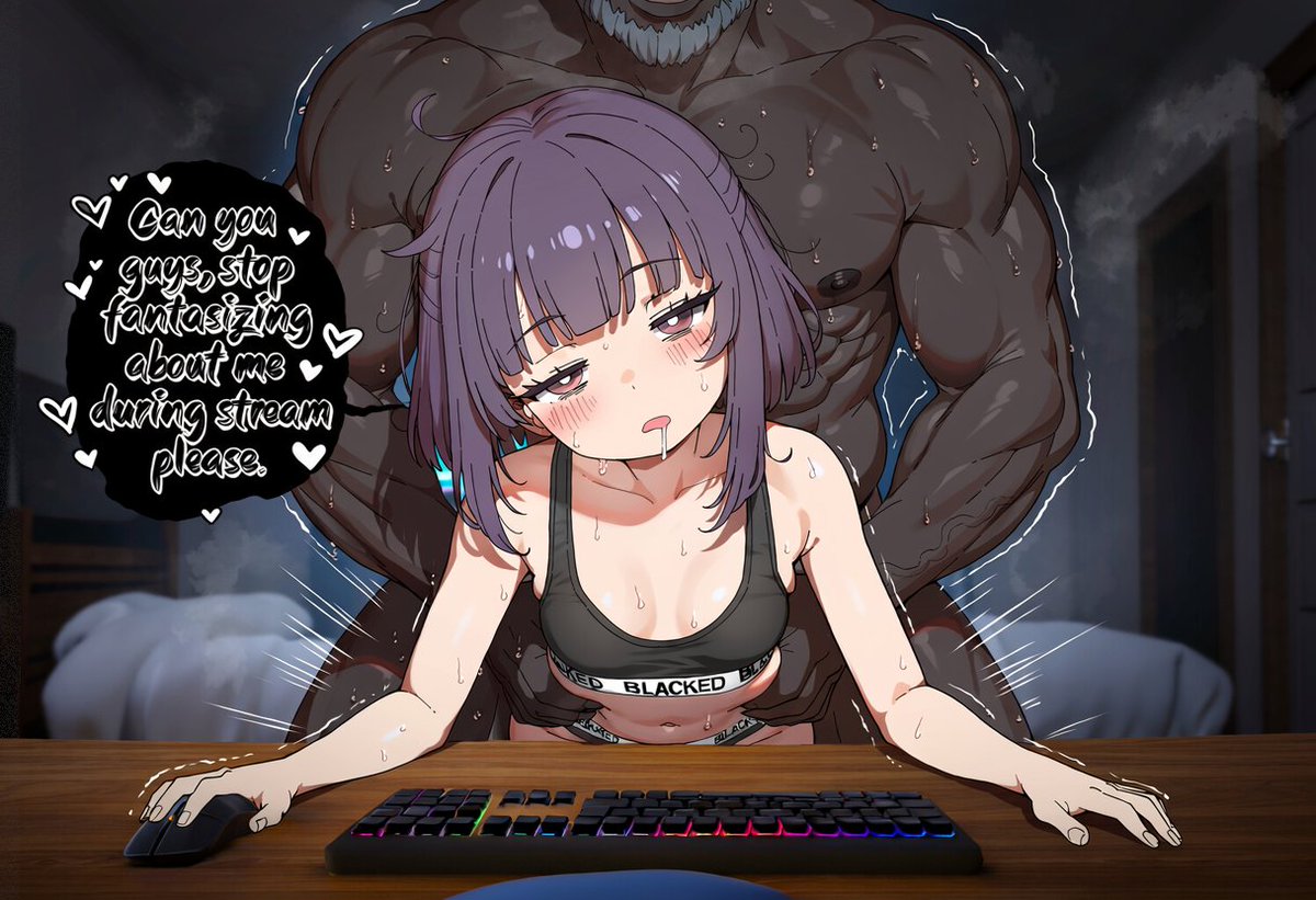 SousBlackedStuf's tweet photo. Deluding yourself into believing that Shondo's doing anything suspicious on stream is quite weird...
(Ignore the noises)
______________
[Requested]
#Blacked #Blackedvtuber #Blackedai #Blackedhentai https://t.co/p6zXRFMOlr