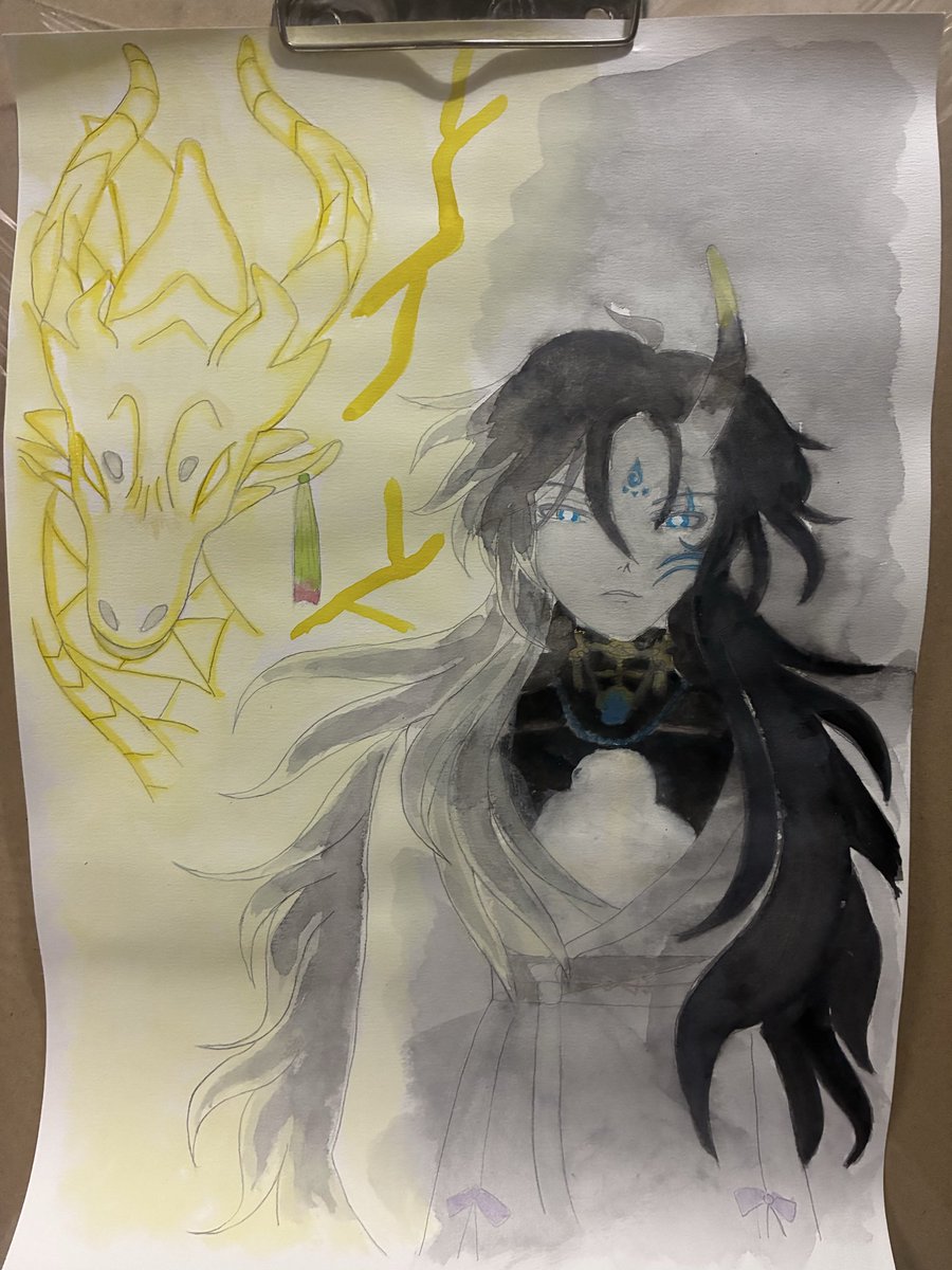 iBDfFZaV0i62341's tweet photo. #Altustry
雷神様を描きたくて、汚しって手法初めてやってみたけど、汚すの勇気いりますねぇ😅私にはあってないのか、下手なのか…スキルアップのみですね https://t.co/yHA2OUQDSi