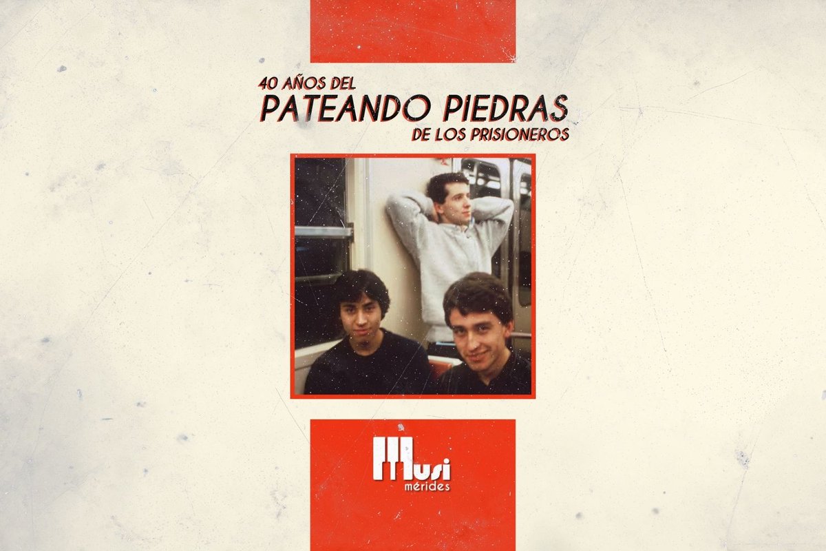 musimerides's tweet photo. Hace 40 años Los Prisioneros lanzan su segundo disco «Pateando piedras», capturando las tensiones, la inequidad y la frustración de la juventud chilena a mediados de los años ochenta.  Te invitamos a leer aquí el especial que armamos
https://t.co/A1S23e9lKp https://t.co/ktFCtdAKU2
