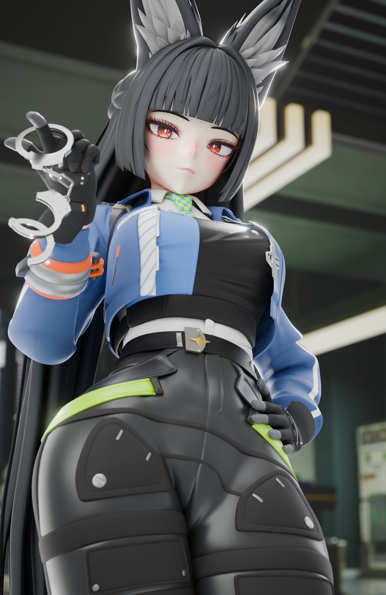 Hureubes's tweet photo. Officer Miyabi🚓

#b3d #zzzero #Miyabi https://t.co/ImZJfeBWiF
