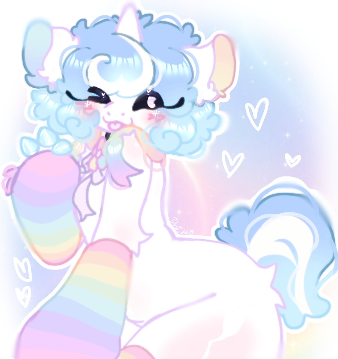 Dust_LLB's tweet photo. 🌻Likes, Shares and comments are very appreciated🌻

I thik I never show him here, I though I did, but I present my Smiling Critters oc! his name is Zizzy, and he's like my personal take of Craftycorn (⁠≧⁠▽⁠≦⁠) https://t.co/W5FVXNgRuC