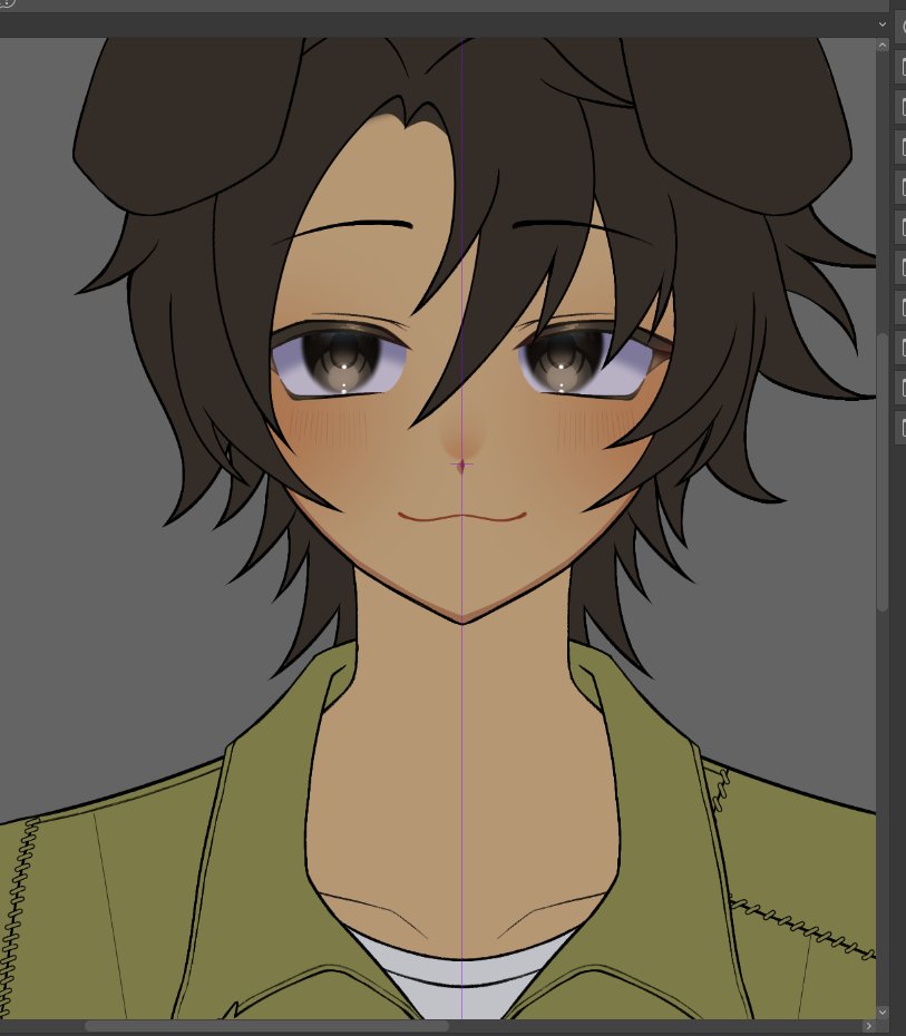 ceripurin's tweet photo. pngtuber comm wip he's turning out so cutee ╰(*°▽°*)╯ #wip #comms #vgencomm #vgenartist https://t.co/GabZPXEgpA