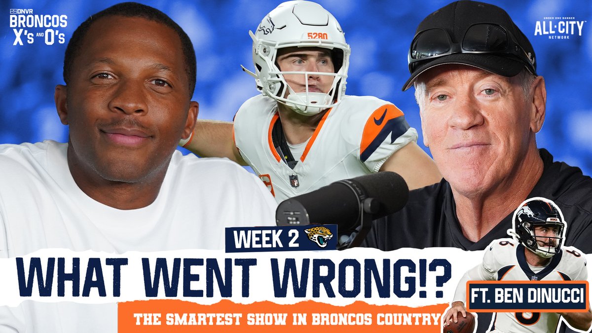 DNVR_Broncos's tweet photo. Broncos X's and O's is LIVE

🎙️ @BennieFowler123 &amp; @KOAColorado's Dave Logan break down the Broncos loss

- Deep dive on the offense and Bo Nix
- Davis Webb's play-calling
- @B_DiNucci6 joins!

The 𝑺𝑴𝑨𝑹𝑻𝑬𝑺𝑻 show in Broncos Country 🧠

📺 TUNE IN: https://t.co/NAJavhzWSy https://t.co/eAJkeuGqB3