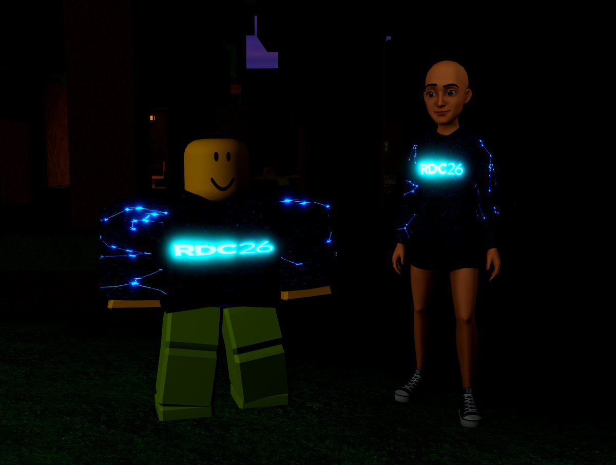 LukasThePickle's tweet photo. Roblox has released the Glow-Up Hoodie (RDC '26), it will be rewarded to all RDC26 attendees within a week! 🩵✨ https://t.co/EYJk3xGBs2