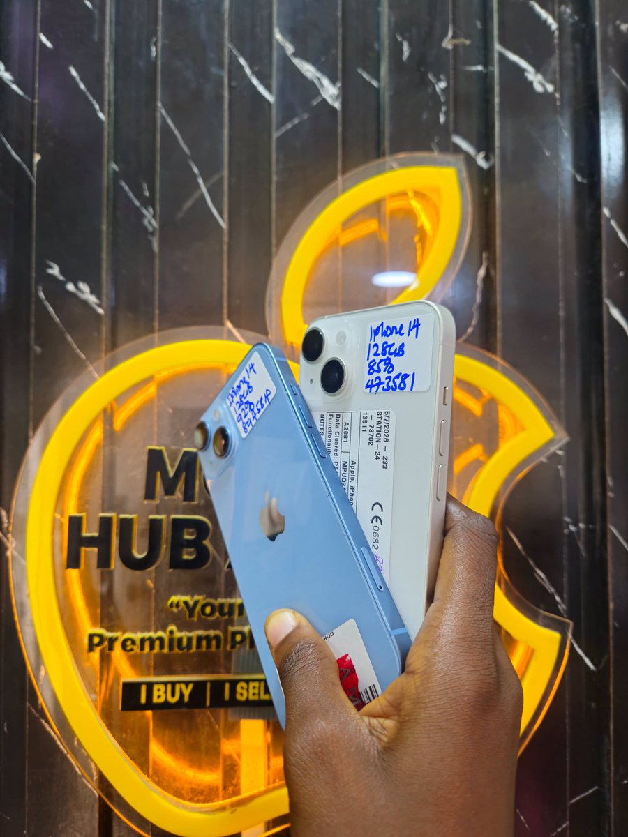 Bigskalez_001's tweet photo. 🇬🇧 iPhone 14  128Gb—535k[2 units 
Psim esim
Fully functional 
Bh-85%

Contact us via WhatsApp: +2349161892412 https://t.co/V3AMDicN2j