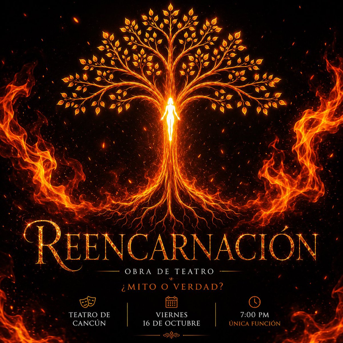 reencarnacion26's tweet photo. 🎭 ÚNICA FUNCIÓN
📅 Viernes 16 de octubre
🕖 7:00 PM
📍 Teatro de Cancún

🎟️ ¡YA ESTÁN A LA VENTA LOS BOLETOS!

Asegura tu lugar! ó
¿Esperarás una vida más? ✨

🎫 Ni Compra tus boletos en TusBoletosMX o link en bio. https://t.co/NgFZWlj9eW