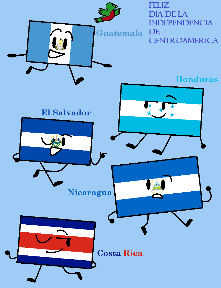 GabrielJon82605's tweet photo. Feliz Día de la Independencia para Centroamérica 🇬🇹🇭🇳🇸🇻🇳🇮🇨🇷 https://t.co/a1wozC3Q5U