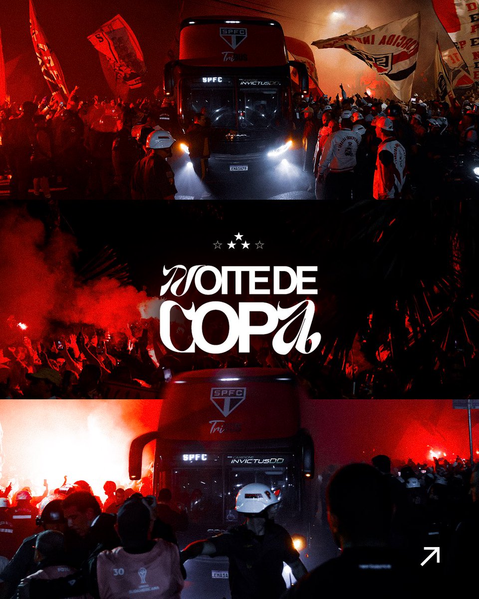 SaoPauloFC's tweet photo. 𝕹𝖔𝖎𝖙𝖊 𝖉𝖊 𝕮𝖔𝖕𝖆 padrão MorumBIS! 

Bora pra decisão!

#VamosSãoPaulo 🇾🇪 https://t.co/WTkrWy8Wp2