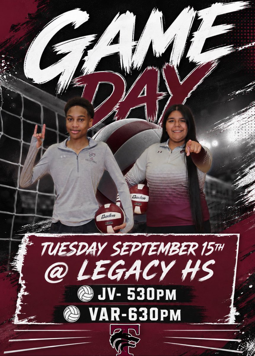THSWolfPackVB's tweet photo. It’s GAME DAY! https://t.co/EG9dw6HCRF