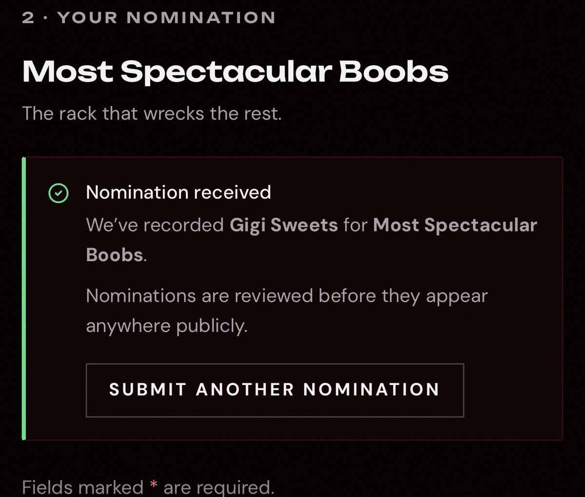 yenom03's tweet photo. Since it is titty Tuesday I made sure to vote for @TheGigiSweets and her wonderful boobs. https://t.co/L5MmVuiDYr