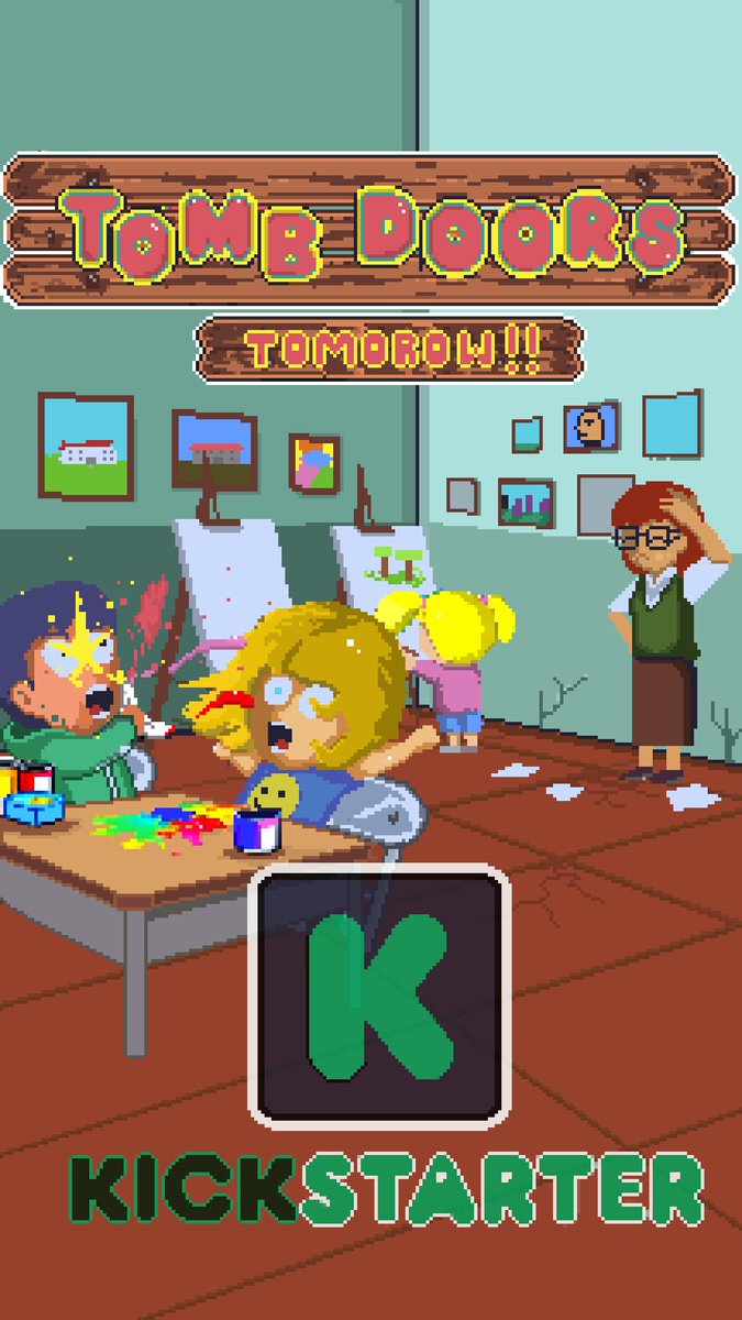 FrekoStudio's tweet photo. Tomorrow: Tombdoors launches on Kickstarter!! 😃💚🚪

More info in the link in bio 💫

#TombDoors #PixelArt #kickstarter #Indiegame #gameDev https://t.co/pO6MHmzavT