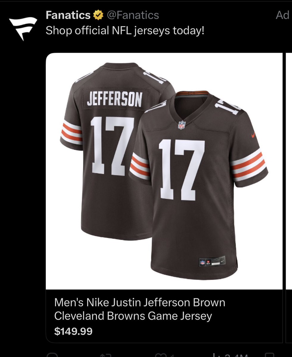 ch8vball's tweet photo. @Fanatics be better. @NFL How is this company making your apparel? https://t.co/zLAg5nvGeD