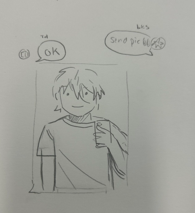 Sagecasted's tweet photo. doodle i made during class the other day
bro has no idea 😭 #tdbk https://t.co/bkLFtvIf5J
