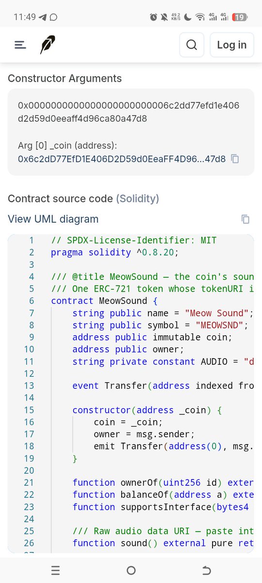 SamuraiXLR's tweet photo. V2 transactions just went live on Robinhood Chain.

The 4KB byte budget means a coin can finally have real audio on-chain. Not a link. Not a hosted file. The actual bytes.

Live on chain proof:  0xc0cafa336012D417aa46FF4F24C50944Ad118D3B

$MEOWSND is forever on-chain. 🐈🔊 https://t.co/V8quTVNylM