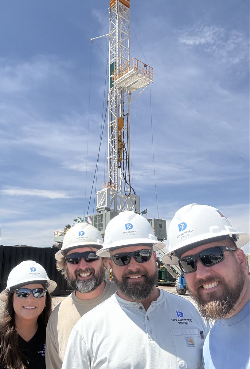 div_energy's tweet photo. Twenty-five years into Diversified Energy’s story, we’re adding to our playbook with our first operated well.
 
The Sequoyah 1307 31-30 1MXH in Oklahoma reached total depth just 12.5 days after drilling began.
 
Thanks to our team, Cactus Drilling and the crews who got us here. https://t.co/wCYaCK14vH