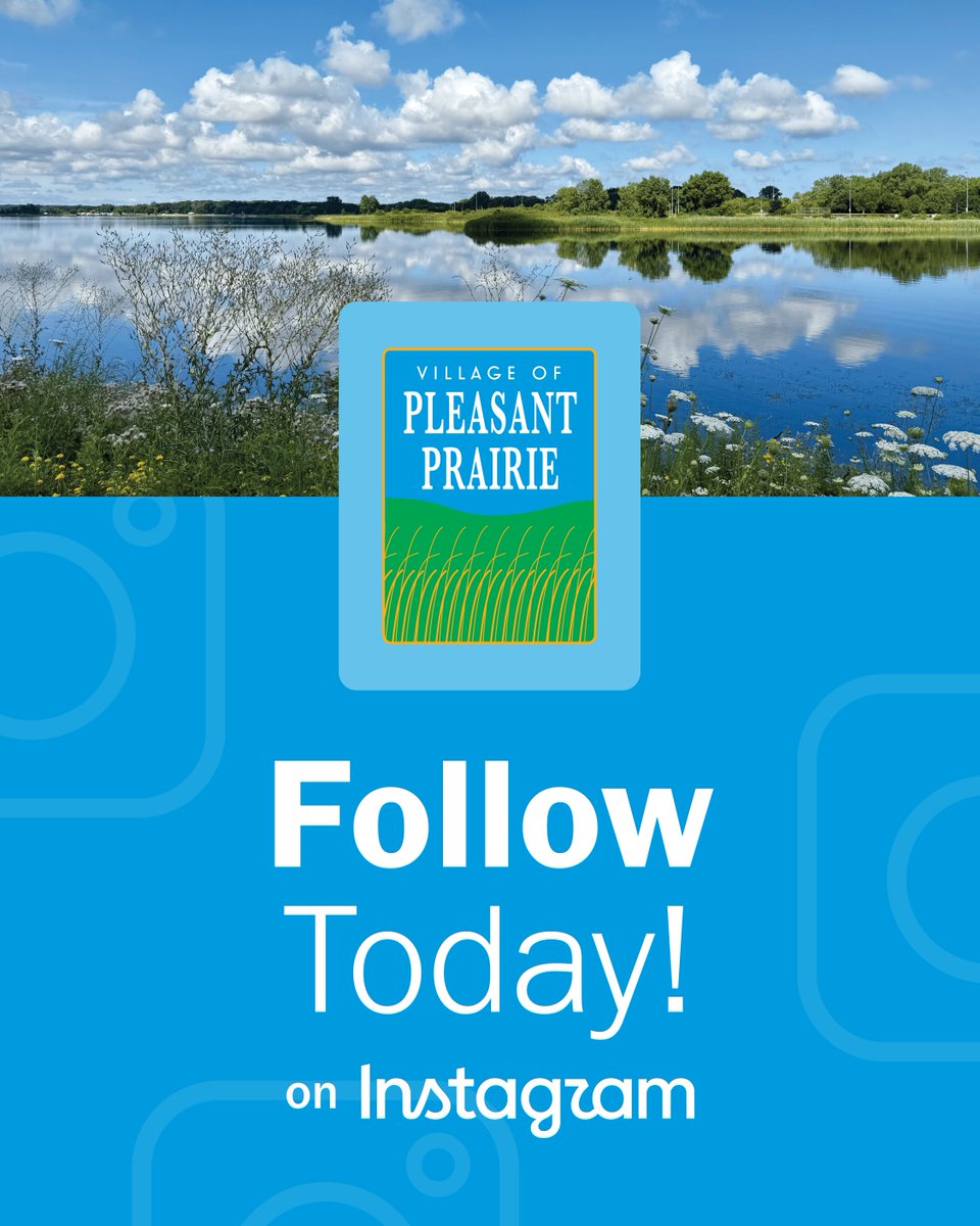PlPrairieWI's tweet photo. The Village of Pleasant Prairie is now on Instagram!

We are excited to launch our official Instagram page, creating a new way to visually showcase the people, places, events and everyday moments that make our community so special.

Follow us at @villageofpleasantprairie now! https://t.co/vc1H3ppB7O