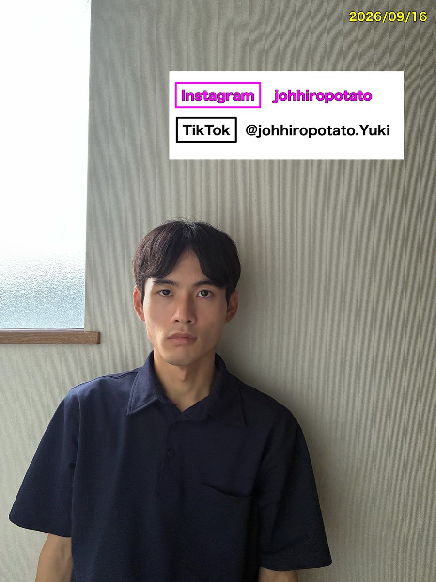 Johhiropotato's tweet photo. おはようございます
#2026年9月16日 #水曜日 #おはようございます #おはよう #おはよう常広芋 #常広芋 #常広優輝 #陰キャ男子 https://t.co/KTSeY1dzAY
