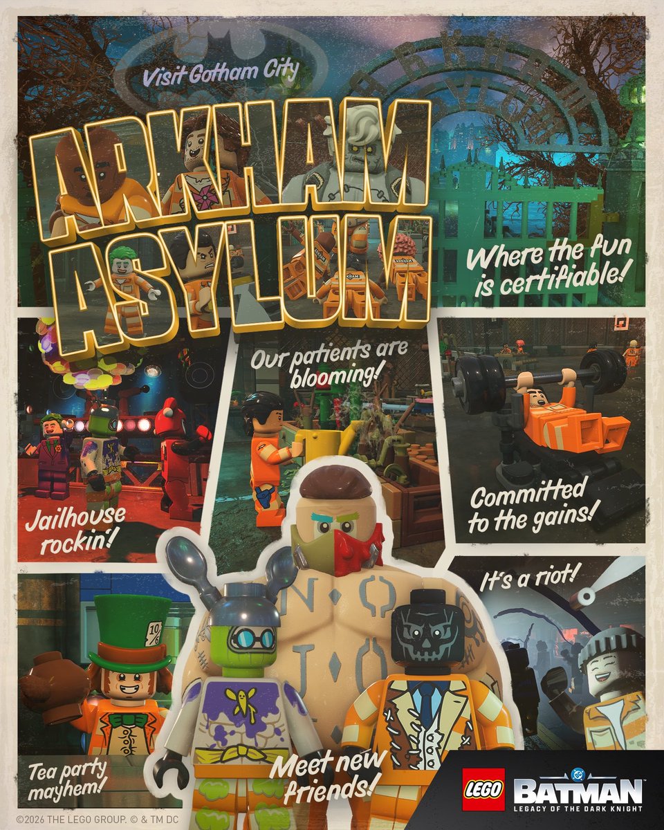 GamerShadow666's tweet photo. So hopefully we get to join different groups of villains not just Harley Quinn and joker also Arkham  Asylum being open to explore  ? https://t.co/8od1j1rAOY